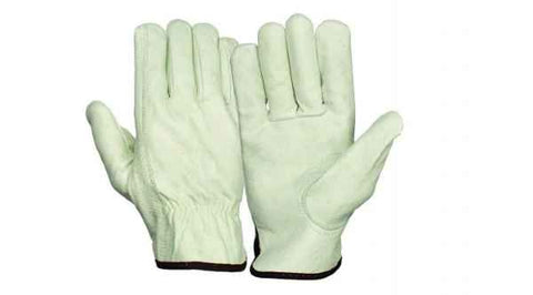 Pyramex Value Grain Cowhide Leather Driver Gloves